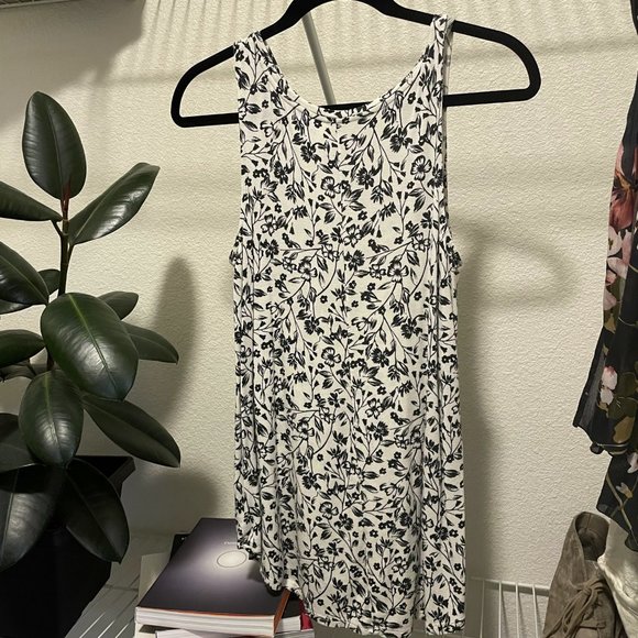 Tunique Fille OLD NAVY - Imprimé Floral Bleu - Taille XS - Occasion En Très Bon État